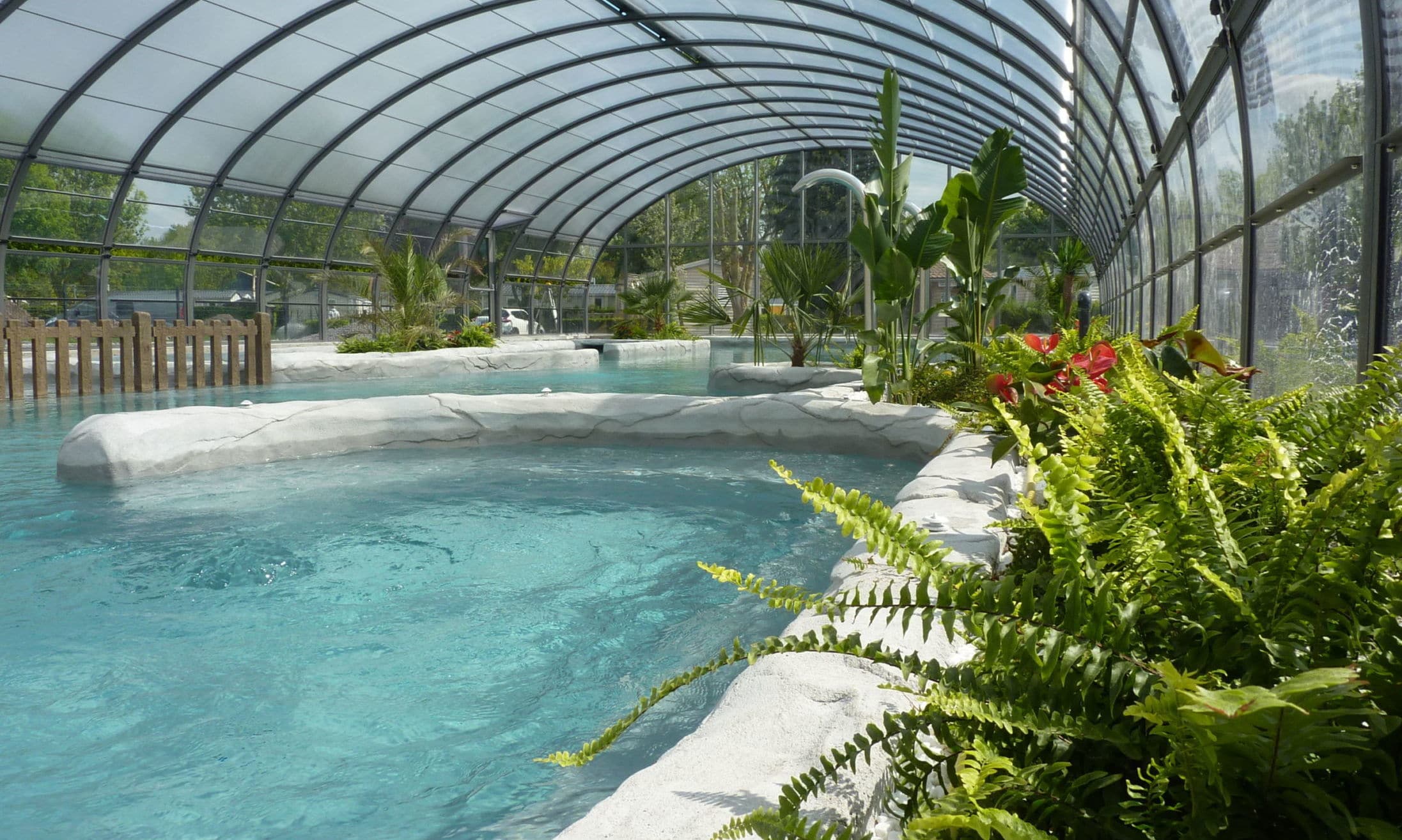 Piscine dans un camping dans le Nord pas de Calais